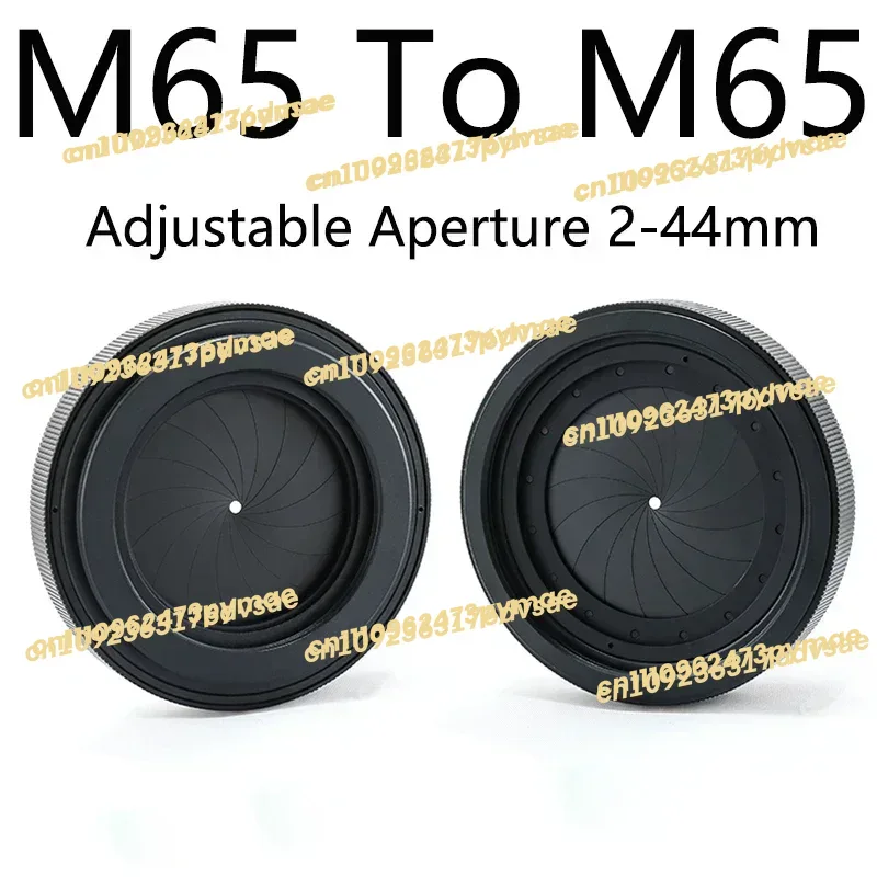 Lens Adapter Ring - Regulowana przysłona 2-44mm z pierścieniem adaptera