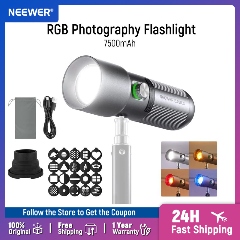 Photography Videos Free - NEEWER BASICS FL10 Latarka fotograficzna LED