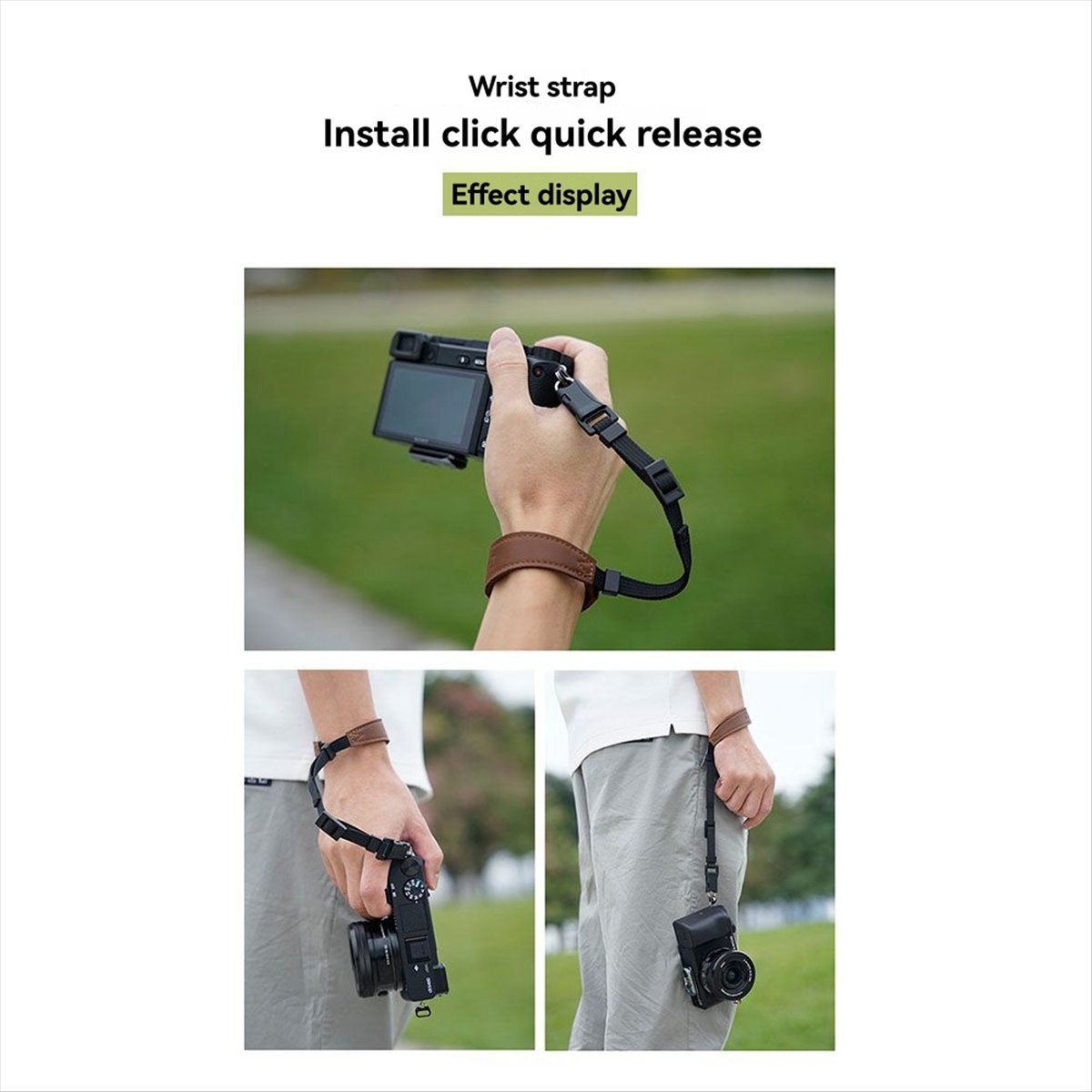 Camera Wrist Strap - Złącze szybkiego montażu ABAN do aparatu,