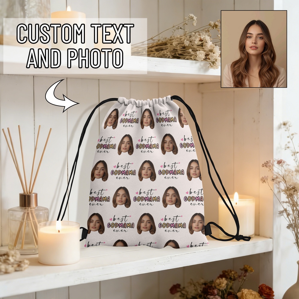 Photographic Memory - Personalizowany plecak ze sznurkiem z własnym