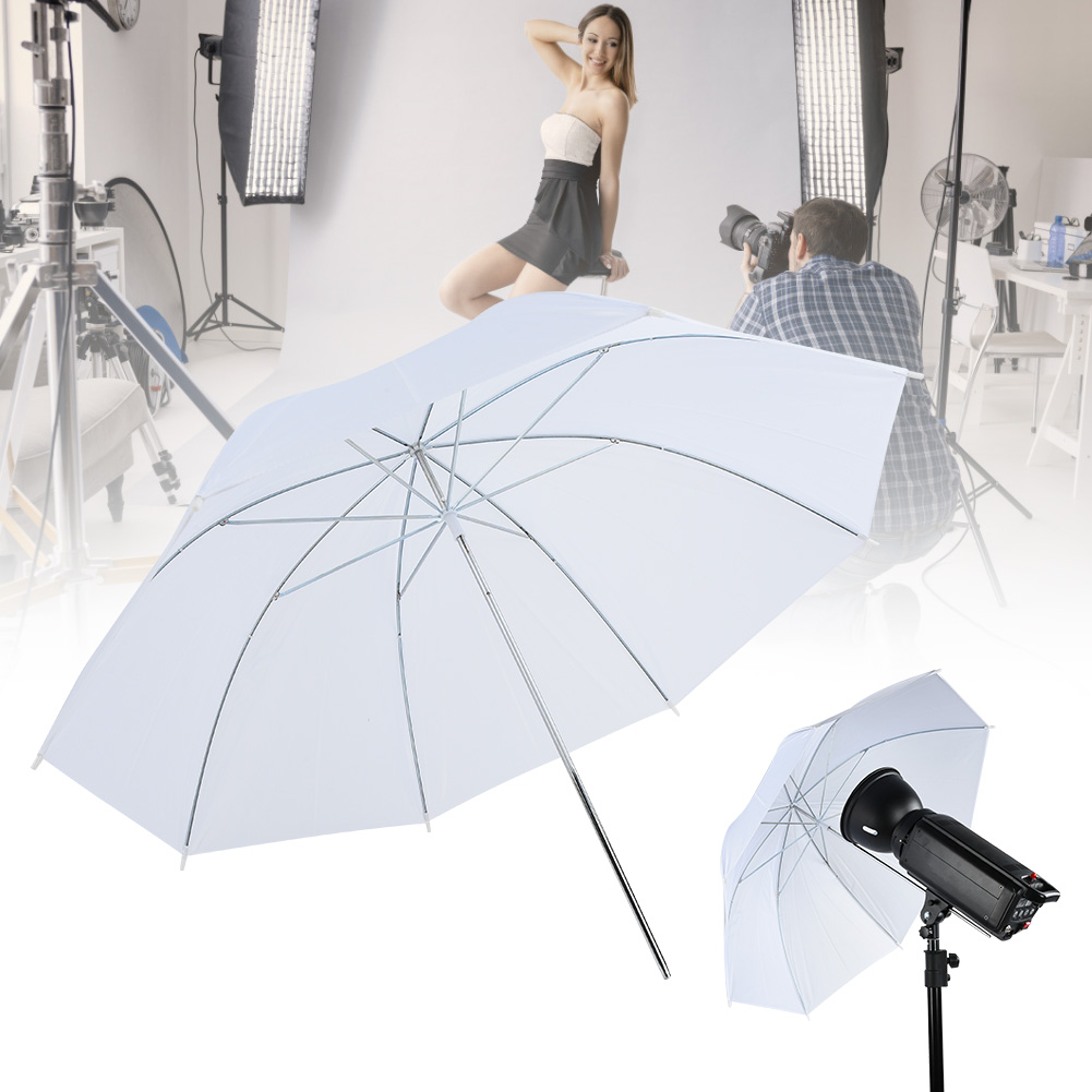 33-calowy Przezroczysty Biały  – Photography Umbrella recenzja i cena