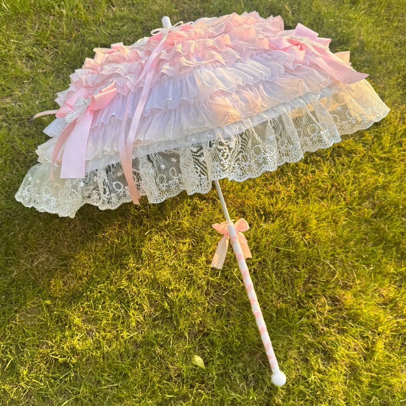 Różowo-biały parasol w kształc – Photography Umbrella recenzja i cena