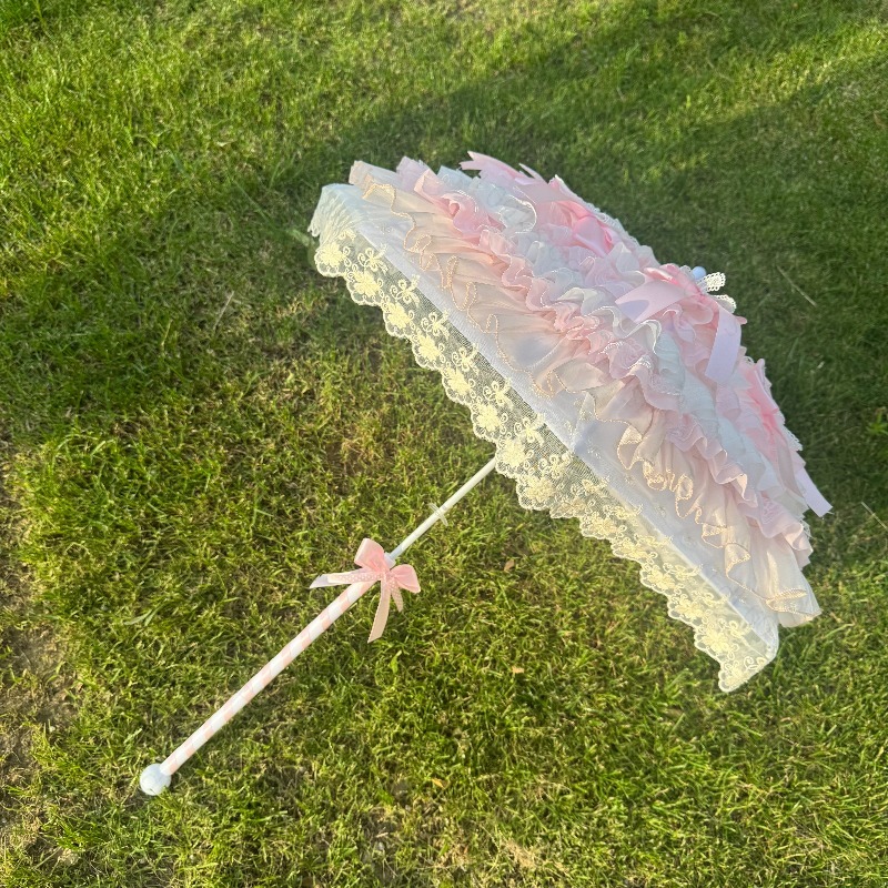 Różowo-biały parasol w kształc – Photography Umbrella recenzja i cena