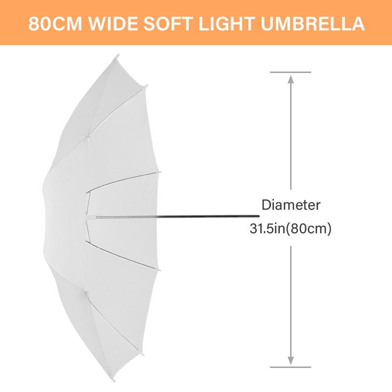 Parasolka dyfuzorowa 76 * 80 c – Photography Umbrella recenzja i cena