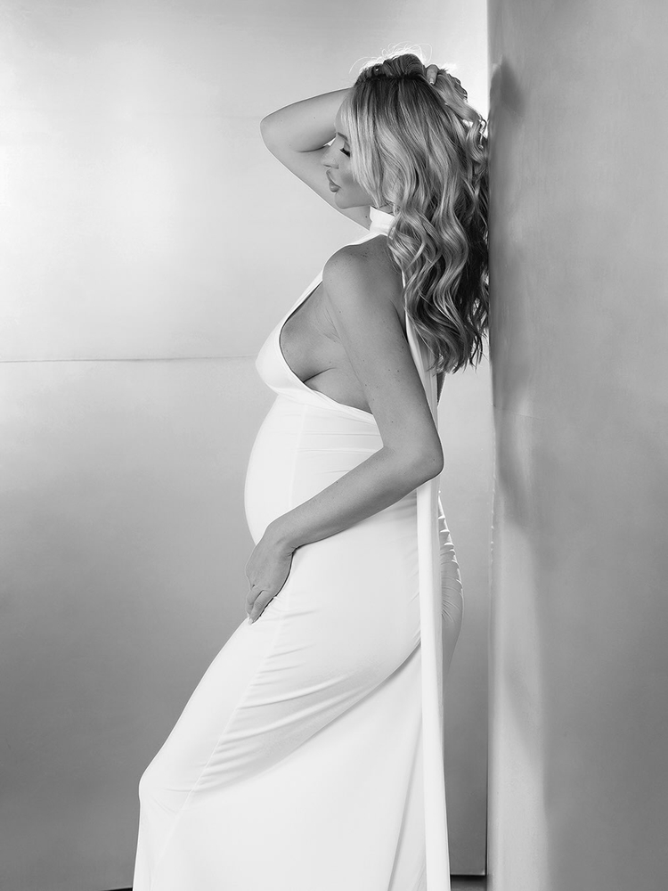 Sukienka ciążowa typu bodycon  – Photography Club recenzja i cena