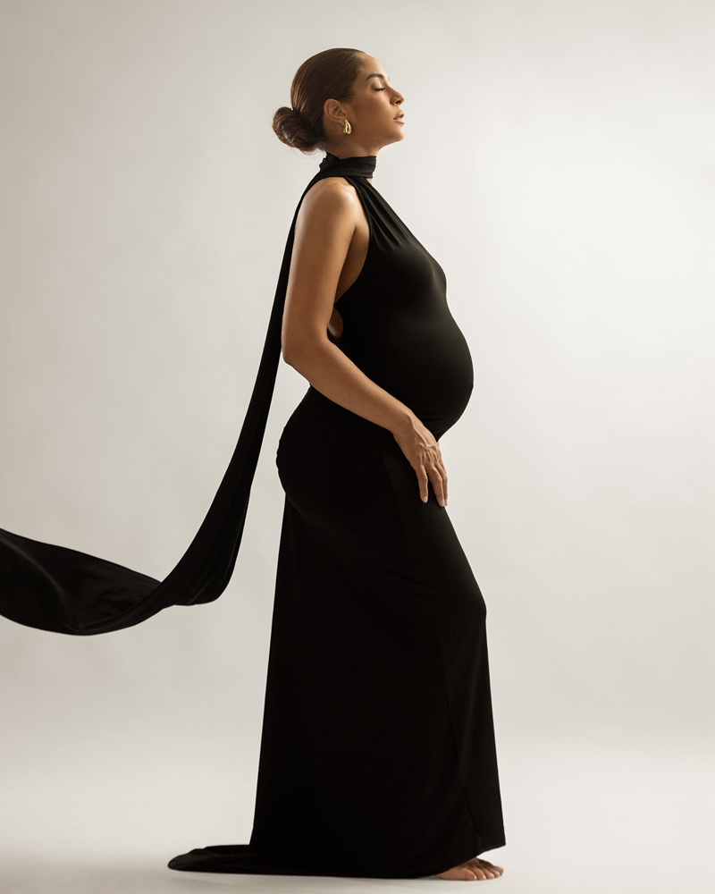 Sukienka ciążowa typu bodycon  – Photography Club recenzja i cena